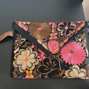 Beautiful Authentic Mexican Wristlet